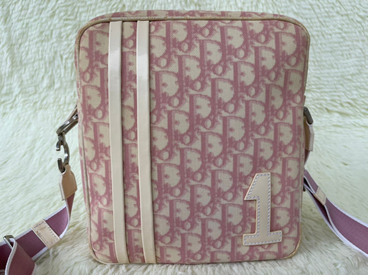 Christian Dior Monsieur × Dior Christian Dior Pink Trotter Diorissimo No.1 Crossbody Bag Size ONE SIZE - 4 Thumbnail