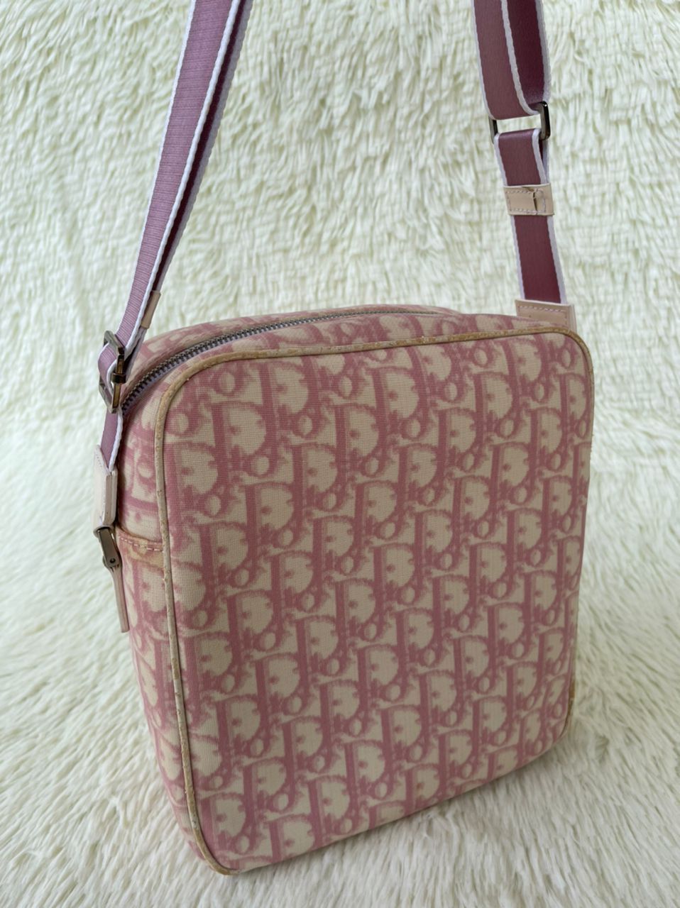 Christian Dior Monsieur × Dior Christian Dior Pink Trotter Diorissimo No.1 Crossbody Bag Size ONE SIZE - 13 Thumbnail