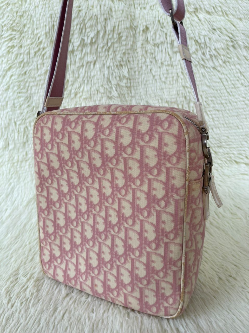 Christian Dior Monsieur × Dior Christian Dior Pink Trotter Diorissimo No.1 Crossbody Bag Size ONE SIZE - 14 Thumbnail