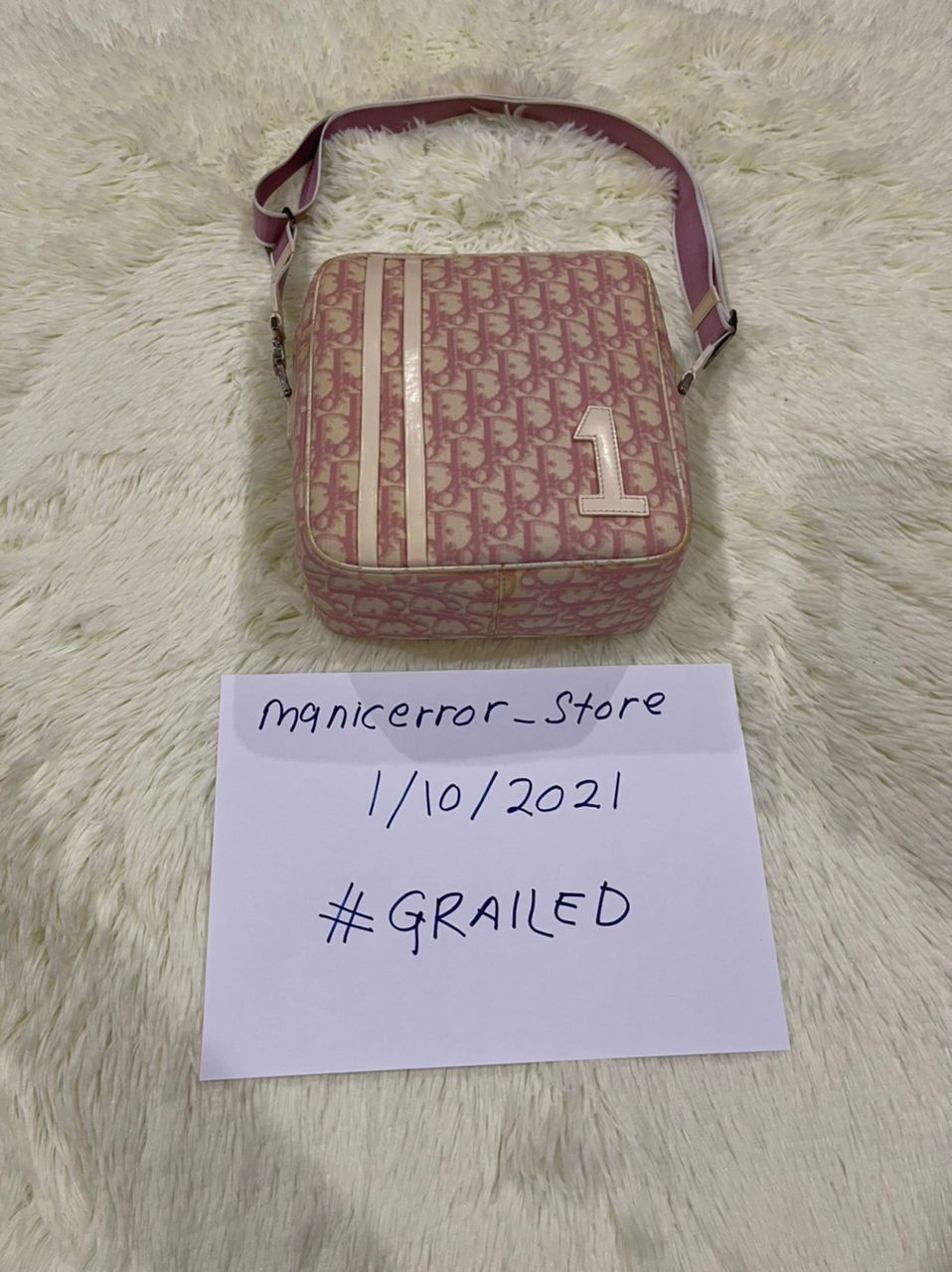 Christian Dior Monsieur × Dior Christian Dior Pink Trotter Diorissimo No.1 Crossbody Bag Size ONE SIZE - 24 Thumbnail