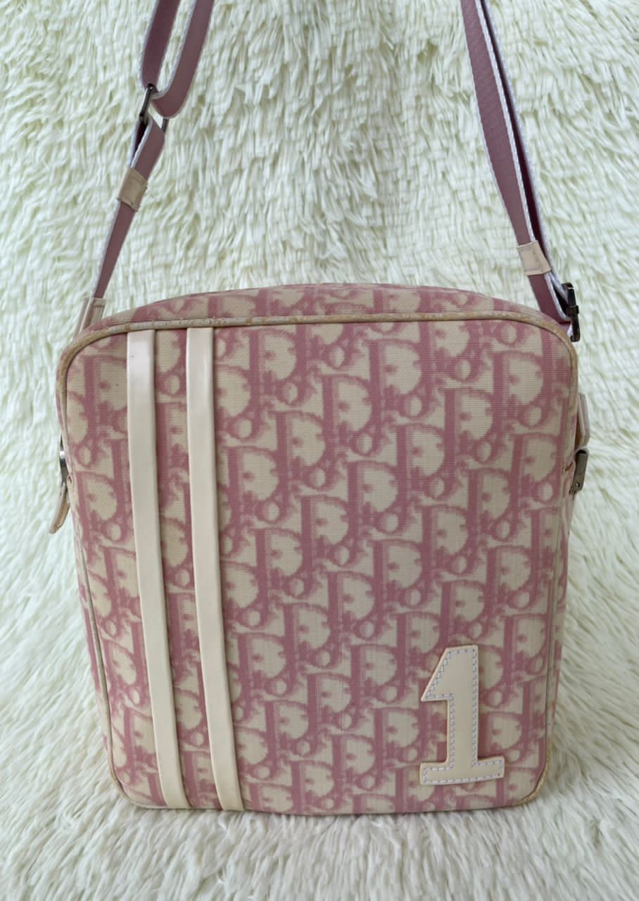 Christian Dior Monsieur × Dior Christian Dior Pink Trotter Diorissimo No.1 Crossbody Bag Size ONE SIZE - 9 Thumbnail