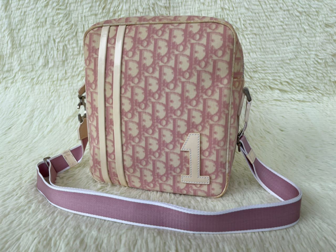Christian Dior Monsieur × Dior Christian Dior Pink Trotter Diorissimo No.1 Crossbody Bag Size ONE SIZE - 2 Thumbnail