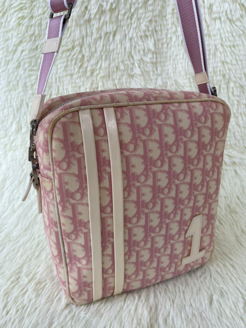 Christian Dior Monsieur × Dior Christian Dior Pink Trotter Diorissimo No.1 Crossbody Bag Size ONE SIZE - 10 Thumbnail