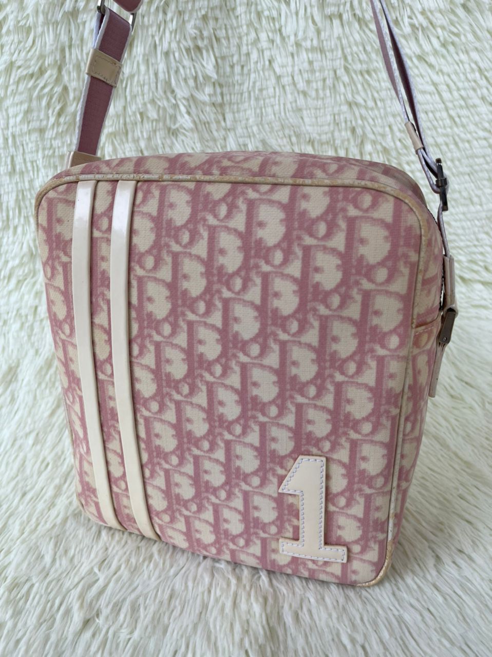 Christian Dior Monsieur × Dior Christian Dior Pink Trotter Diorissimo No.1 Crossbody Bag Size ONE SIZE - 11 Thumbnail