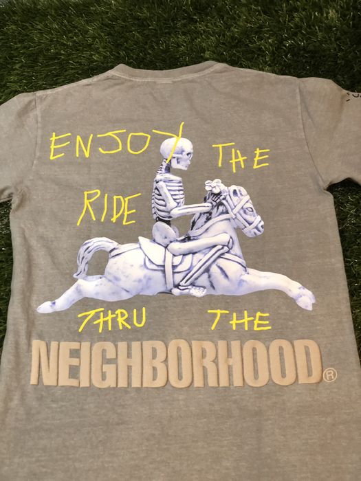 Travis Scott Cactus Jack For Neighborhood Carousel Tee Grey Size