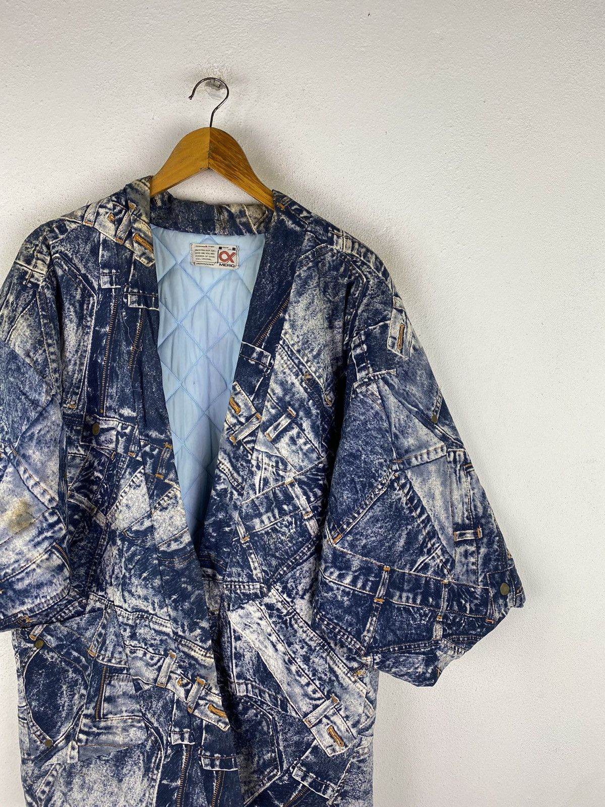 Japanese Brand × Vintage 🔥DHL SHIPPING🔥VINTAGE STYLE KIMONO BY MERIC Size US L / EU 52-54 / 3 - 9 Thumbnail