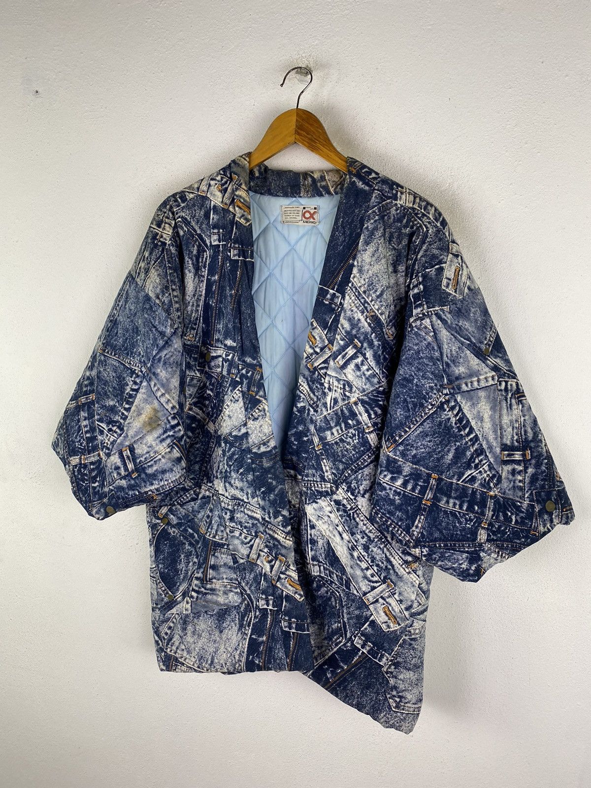 Japanese Brand × Vintage 🔥DHL SHIPPING🔥VINTAGE STYLE KIMONO BY MERIC Size US L / EU 52-54 / 3 - 8 Thumbnail