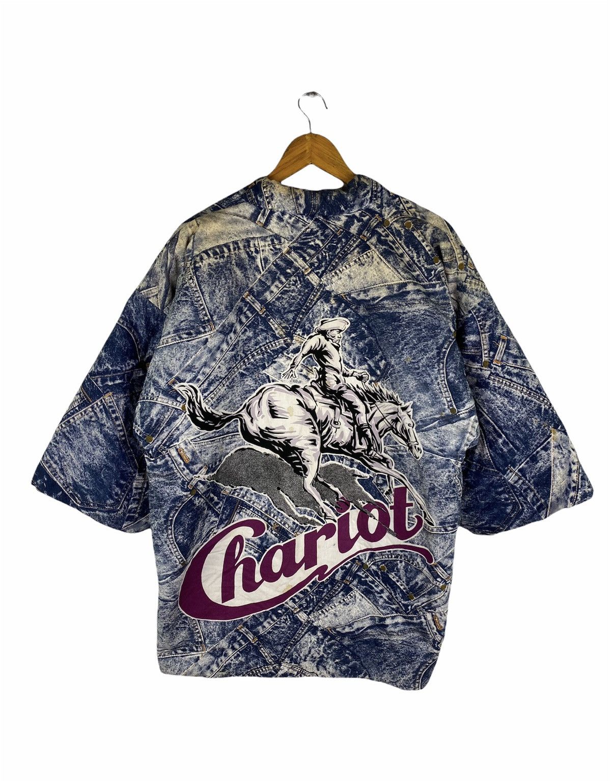 Japanese Brand × Vintage 🔥DHL SHIPPING🔥VINTAGE STYLE KIMONO BY MERIC Size US L / EU 52-54 / 3 - 1 Thumbnail
