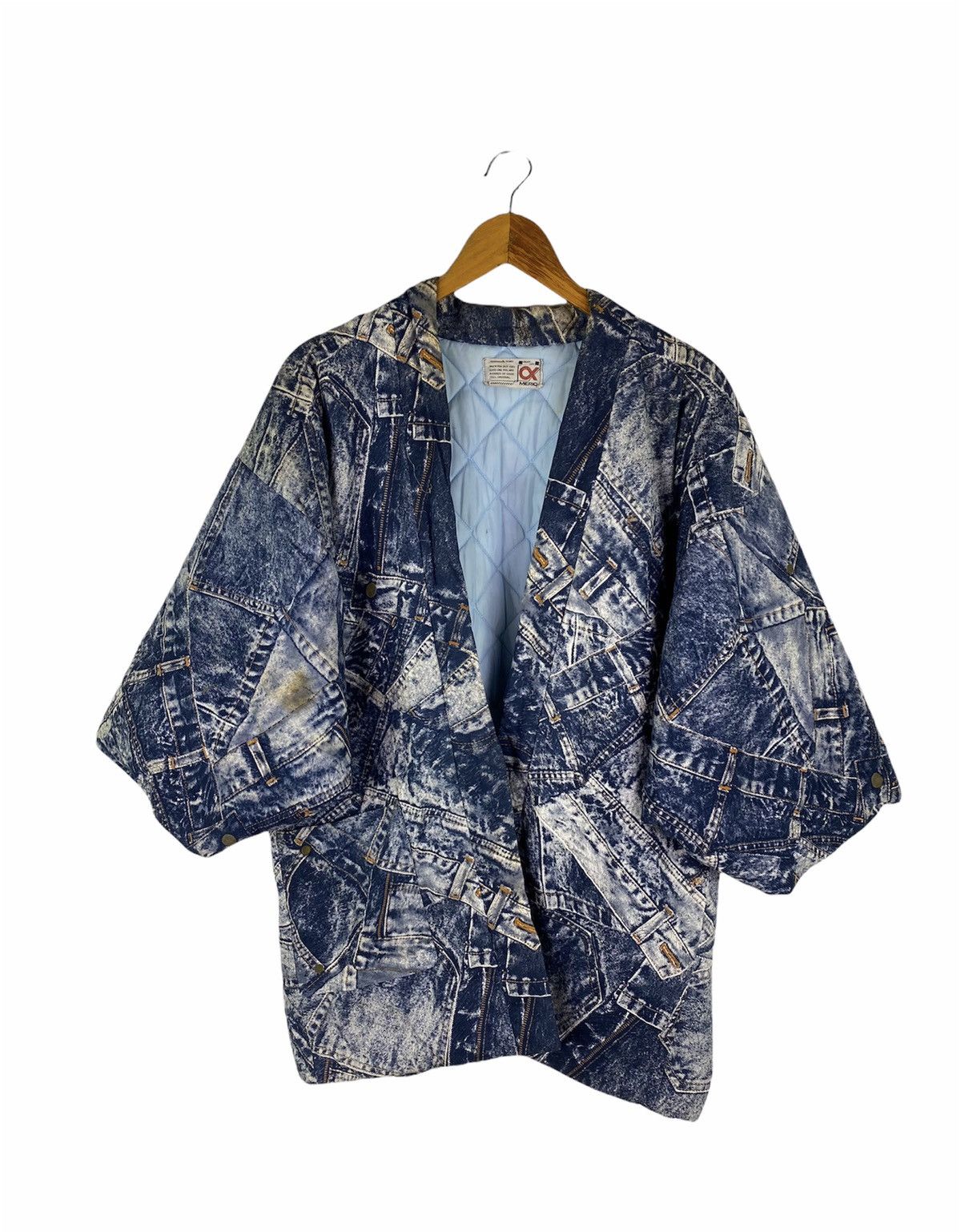 Japanese Brand × Vintage 🔥DHL SHIPPING🔥VINTAGE STYLE KIMONO BY MERIC Size US L / EU 52-54 / 3 - 2 Thumbnail