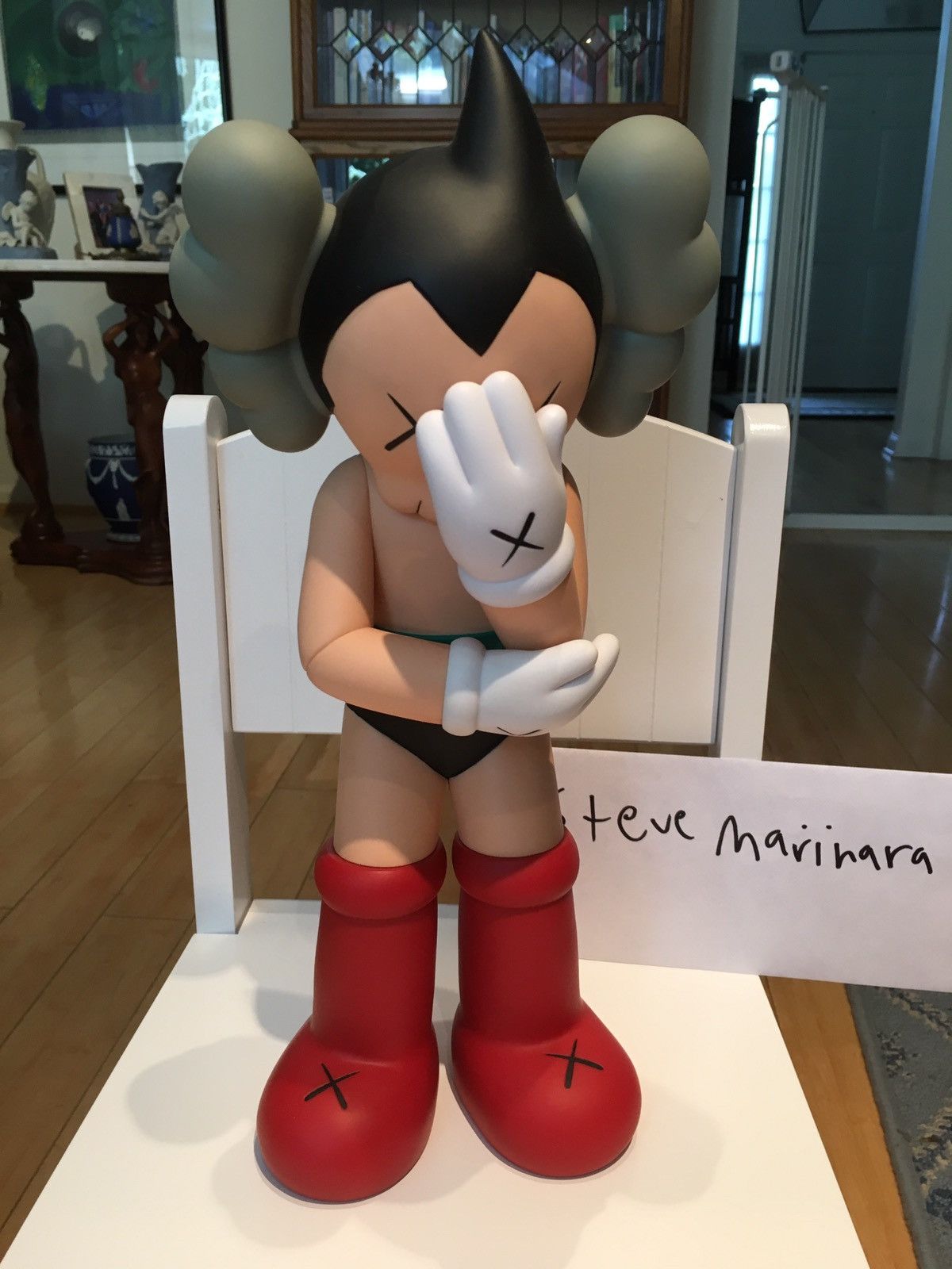 その他 MEDICOM TOY - KAWS original fake ASTRO BOY New Kaws OriginalFake Astro Boy Grey Black Companion