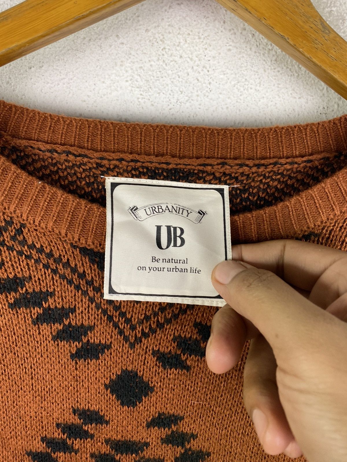Native 🔥DHL SHIPPING🔥URBANITY NATIVE NAVAJO STYLE KNITED SWEATSHIRT Size US M / EU 48-50 / 2 - 7 Thumbnail