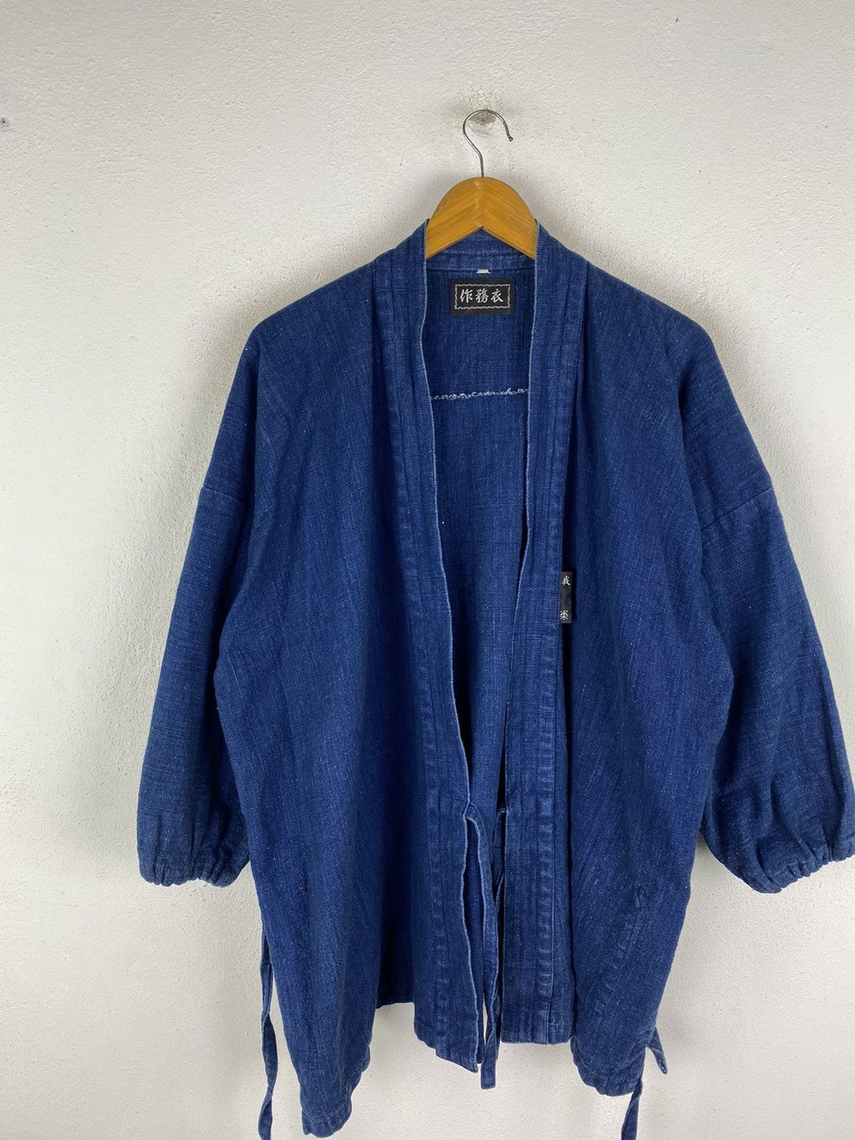 Indigo × Japanese Brand 🔥DHL SHIPPING🔥INDIGO KIMONO KENDO MATSUKAN STYLE Size US L / EU 52-54 / 3 - 4 Thumbnail