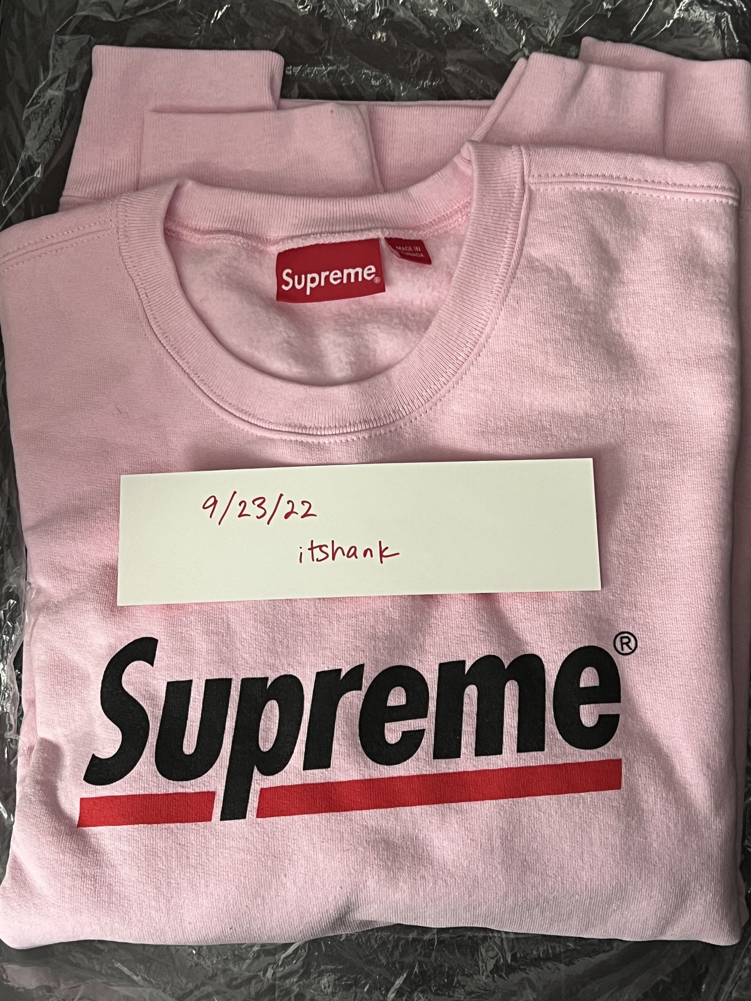 Supreme Underline Crewneck | Grailed