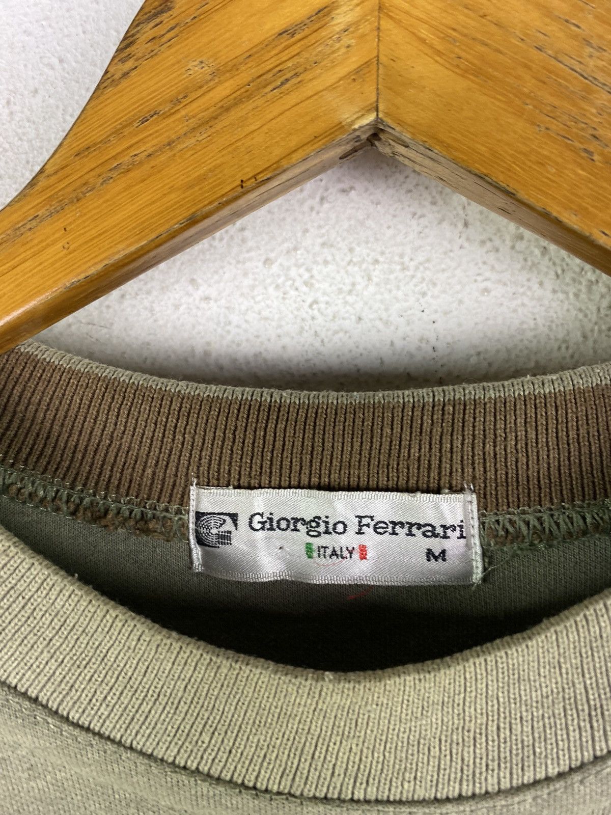 Designer × Vintage 🔥DHL SHIPPING🔥GIORGIO FERRARI ITALY BIG LOGOS SWEATSHIRT Size US M / EU 48-50 / 2 - 6 Thumbnail