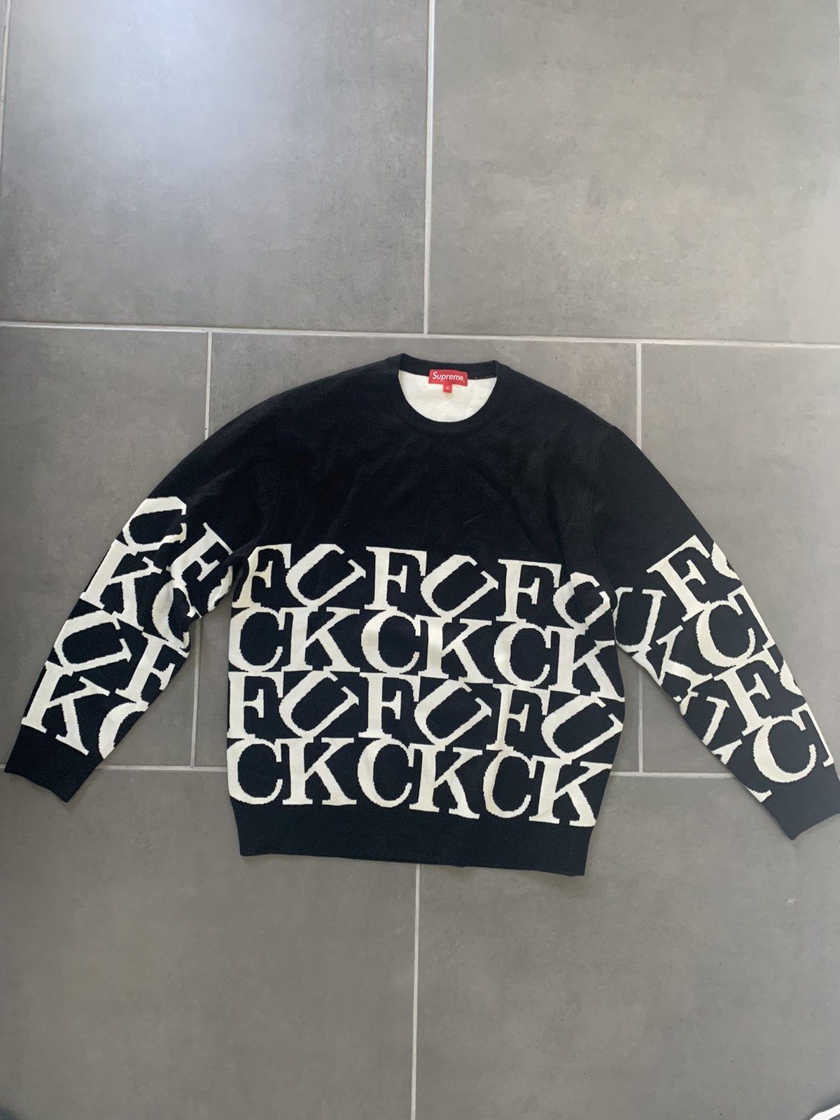 Supreme Supreme Fuck Sweater | Grailed