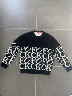 Supreme Fuck Sweater | Grailed