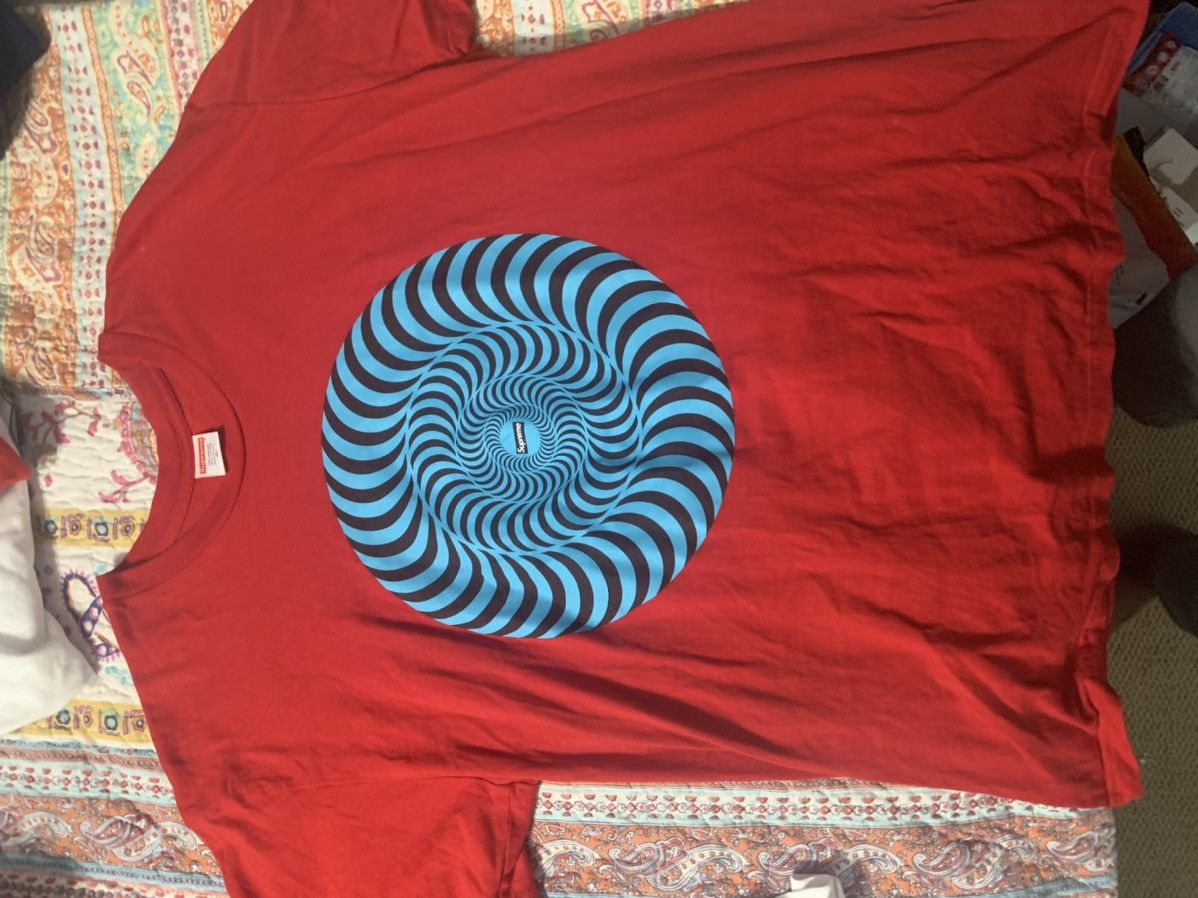 Supreme X Spitfire Classic Swirl T Shirt Tops