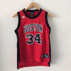 Adidas Stitched Red Boston Celtics Jersey Grailed