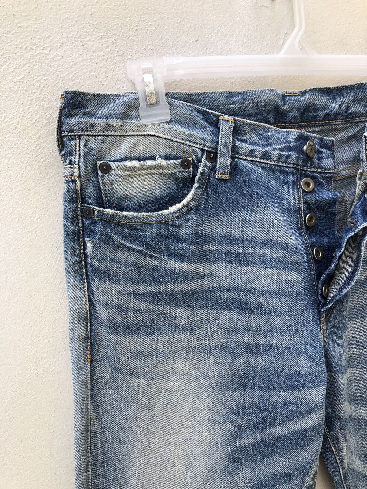 Markaware MarkaWare Japan Rips Distressed Painter Slim Denim Jeans Size US 32 / EU 48 - 4 Thumbnail