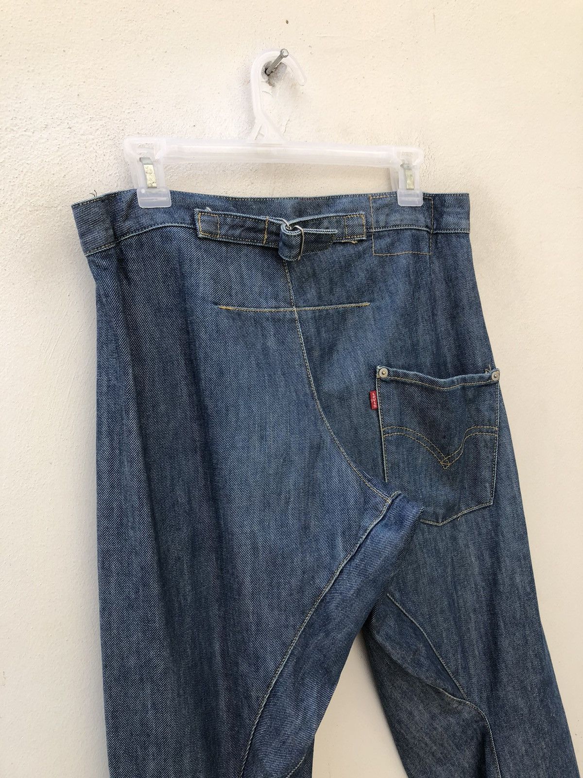 Levi's 2000 Levi’s Engineered Japan Buckle Back Loose Denim Jeans Size US 30 / EU 46 - 15 Thumbnail