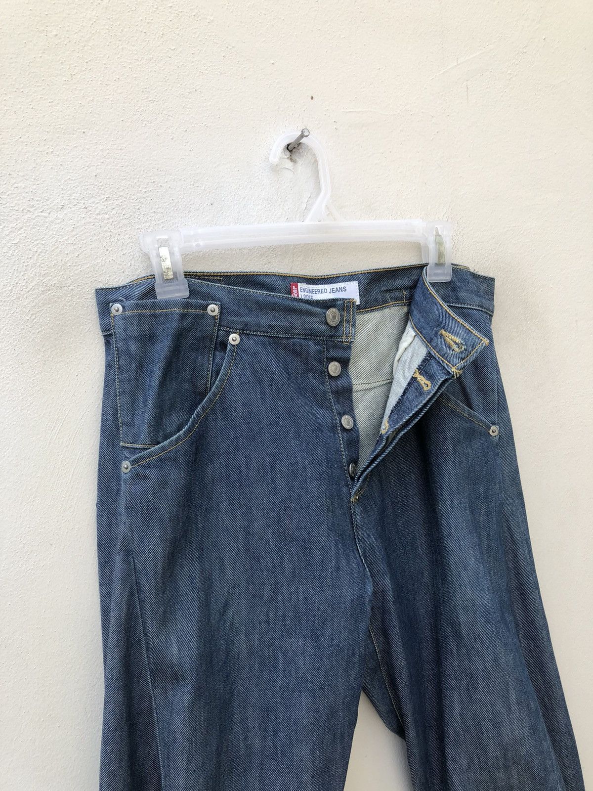 Levi's 2000 Levi’s Engineered Japan Buckle Back Loose Denim Jeans Size US 30 / EU 46 - 5 Thumbnail