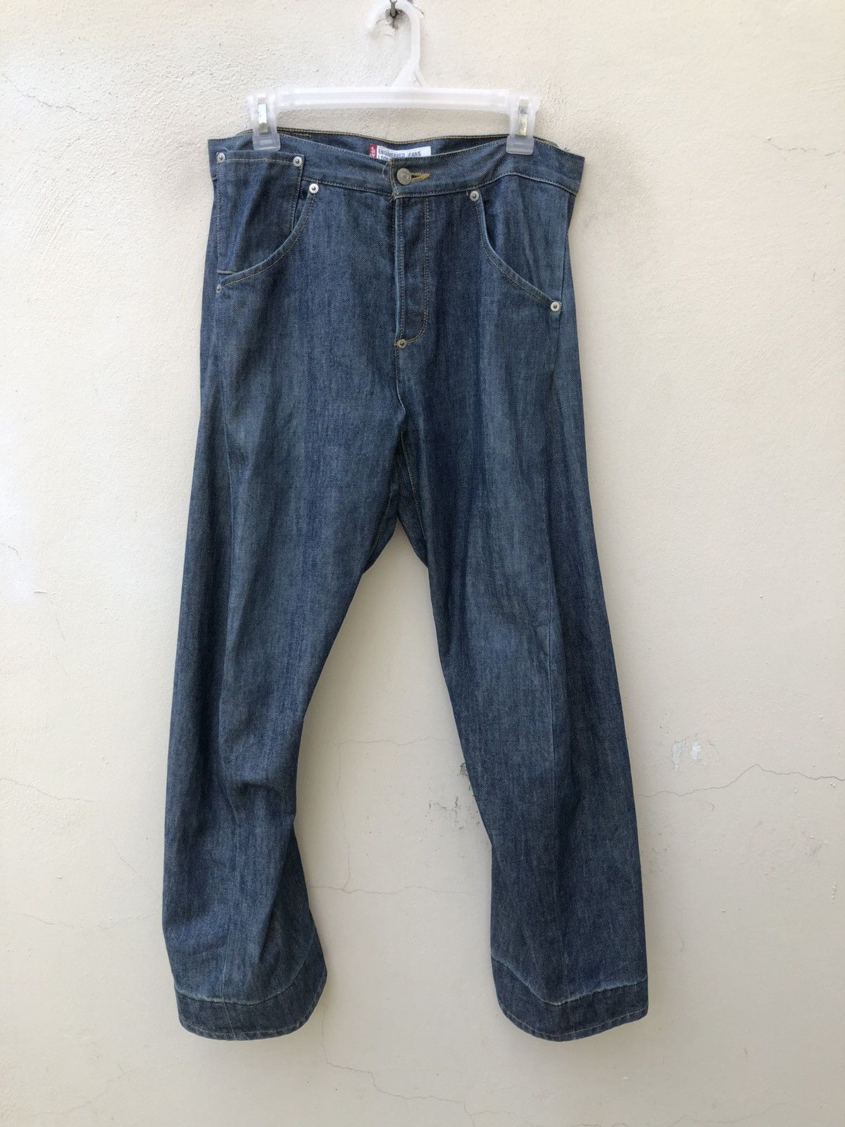 Levi's 2000 Levi’s Engineered Japan Buckle Back Loose Denim Jeans Size US 30 / EU 46 - 1 Thumbnail