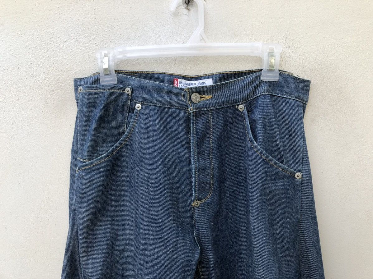 Levi's 2000 Levi’s Engineered Japan Buckle Back Loose Denim Jeans Size US 30 / EU 46 - 3 Thumbnail
