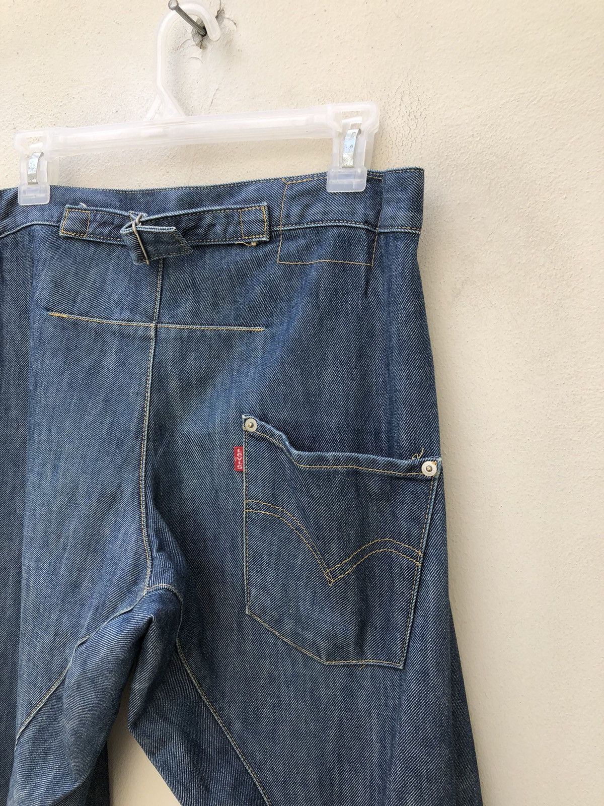 Levi's 2000 Levi’s Engineered Japan Buckle Back Loose Denim Jeans Size US 30 / EU 46 - 19 Thumbnail