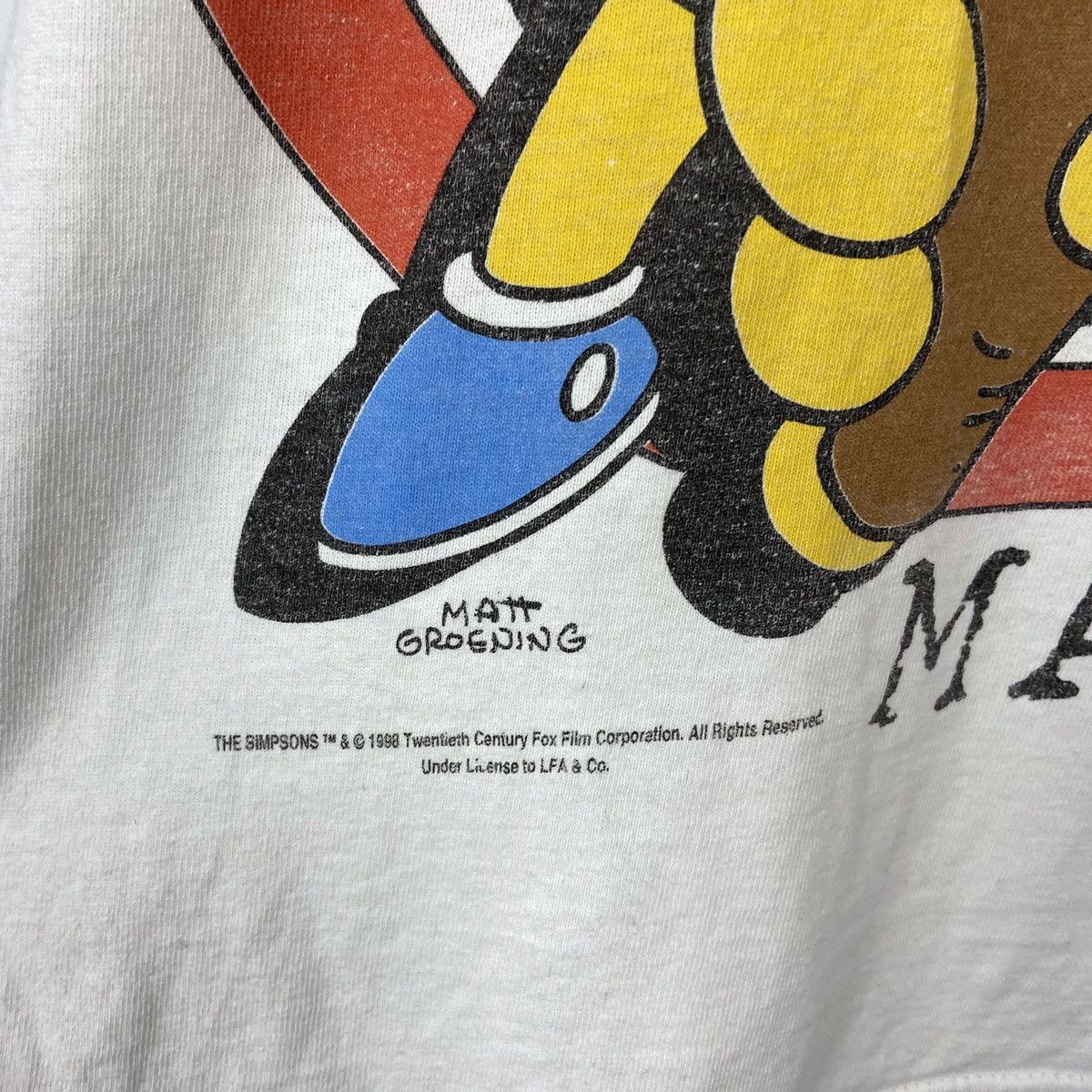 The Simpsons Vintage 90’s The Simpsons Bart Go Ahead Make my Day tee Size US M / EU 48-50 / 2 - 4 Thumbnail
