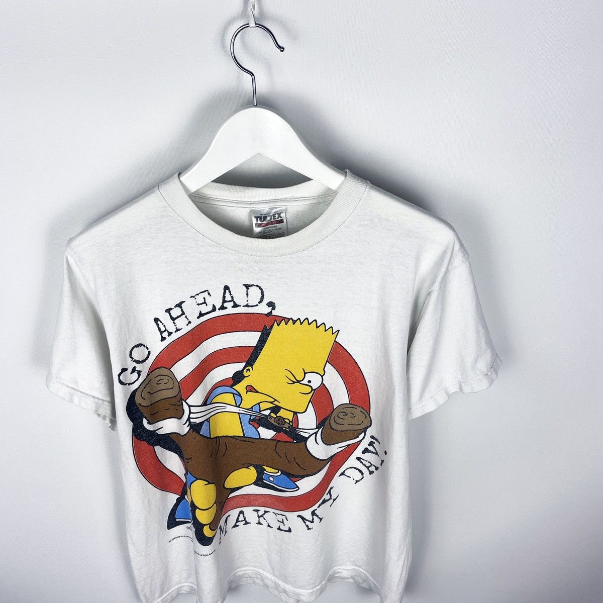 The Simpsons Vintage 90’s The Simpsons Bart Go Ahead Make my Day tee Size US M / EU 48-50 / 2 - 3 Thumbnail