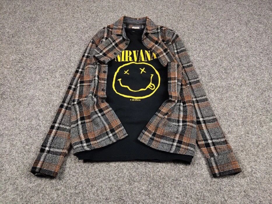 Flannel Vintage Flannel Shirt Travis Scott Style Size US M / EU 48-50 / 2 - 2 Thumbnail