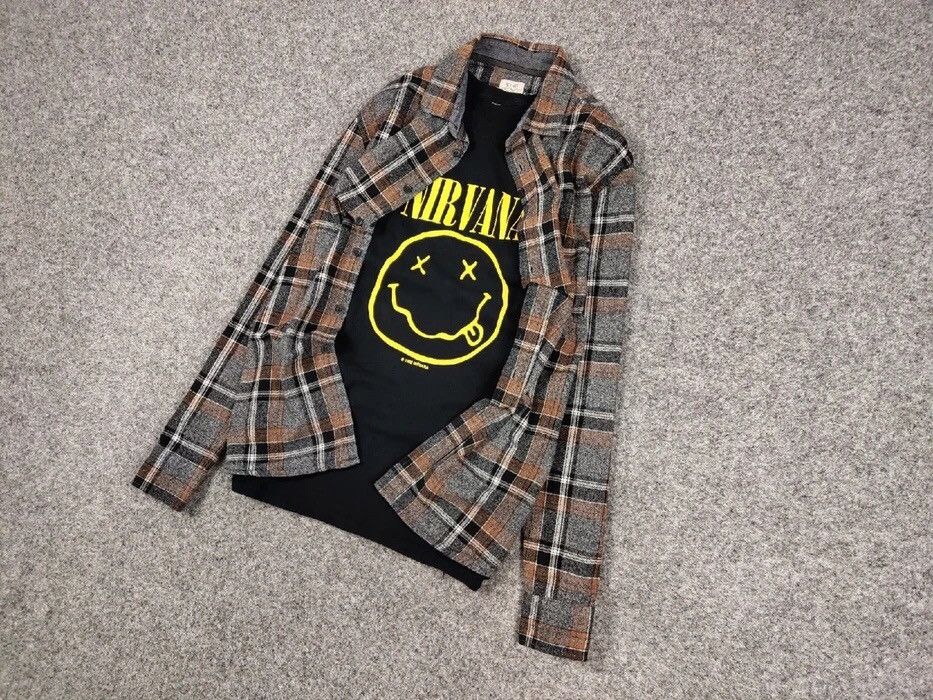 Flannel Vintage Flannel Shirt Travis Scott Style Size US M / EU 48-50 / 2 - 3 Thumbnail