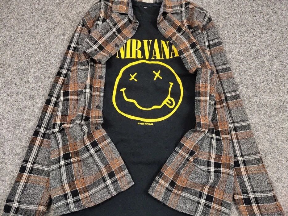 Flannel Vintage Flannel Shirt Travis Scott Style Size US M / EU 48-50 / 2 - 6 Thumbnail