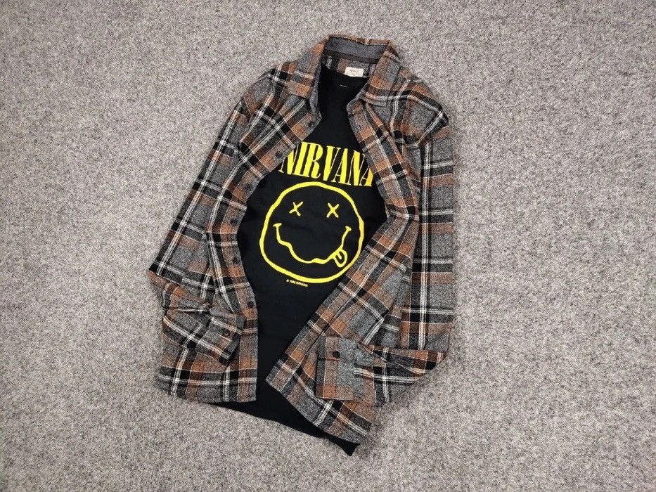Flannel Vintage Flannel Shirt Travis Scott Style Size US M / EU 48-50 / 2 - 9 Thumbnail