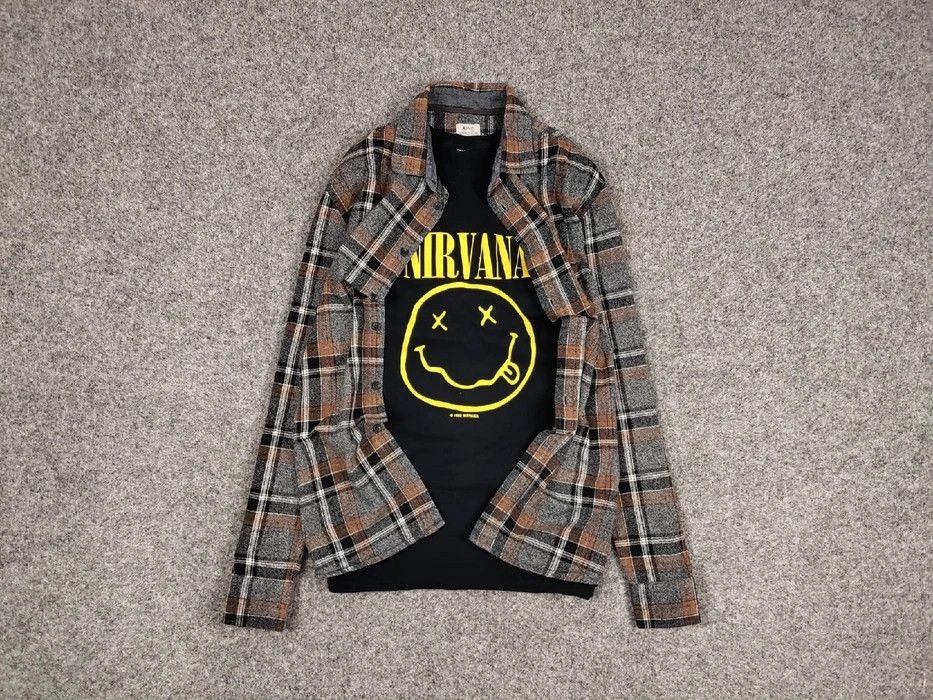 Flannel Vintage Flannel Shirt Travis Scott Style Size US M / EU 48-50 / 2 - 1 Thumbnail