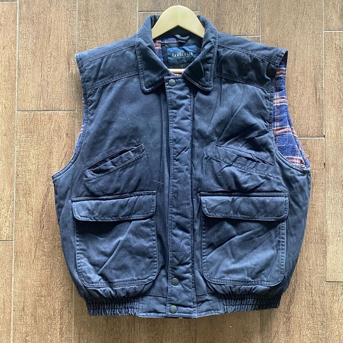 Vintage Vintage Van Heusen Cargo Utility Vest | Grailed