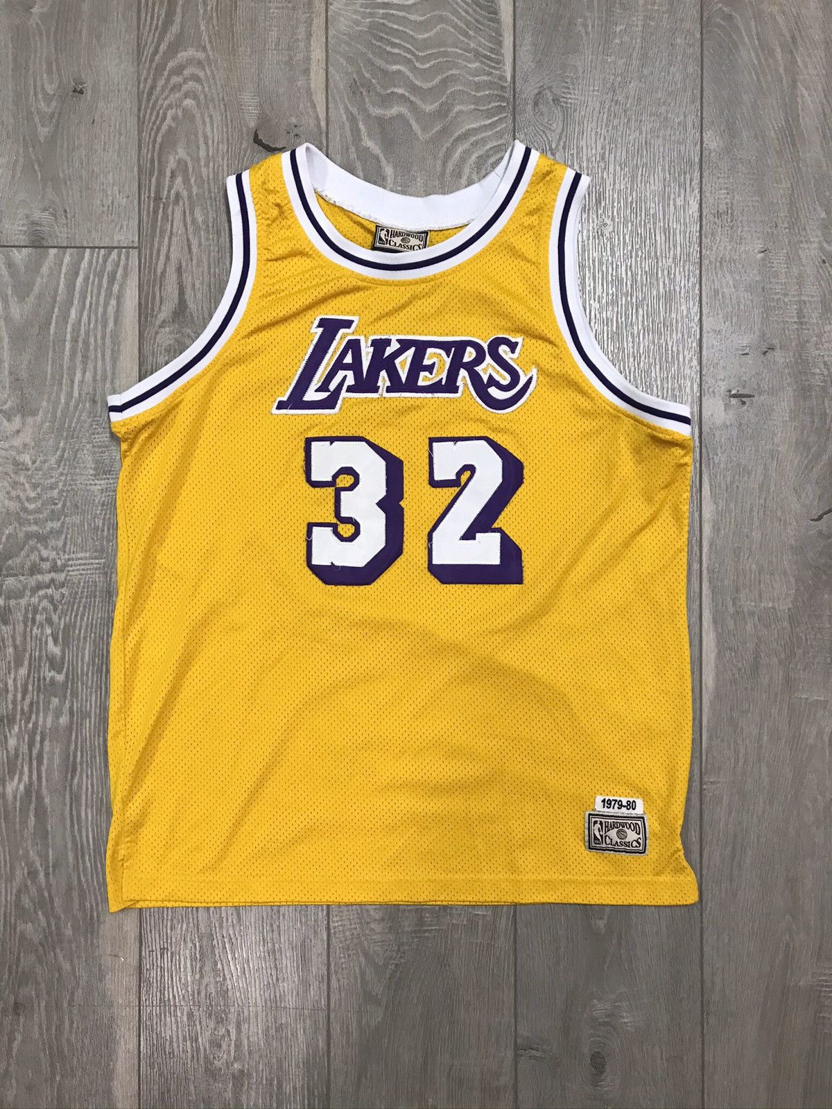 Adidas Magic Johnson Jersey Los Angeles Lakers 1979/80 Hardwood Classics Men XL