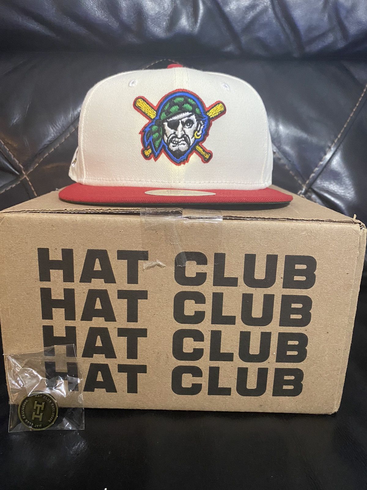 7 3/8 Hat Club Exclusive Pirates “Aux Pack” Mac Miller in Off White, Men's