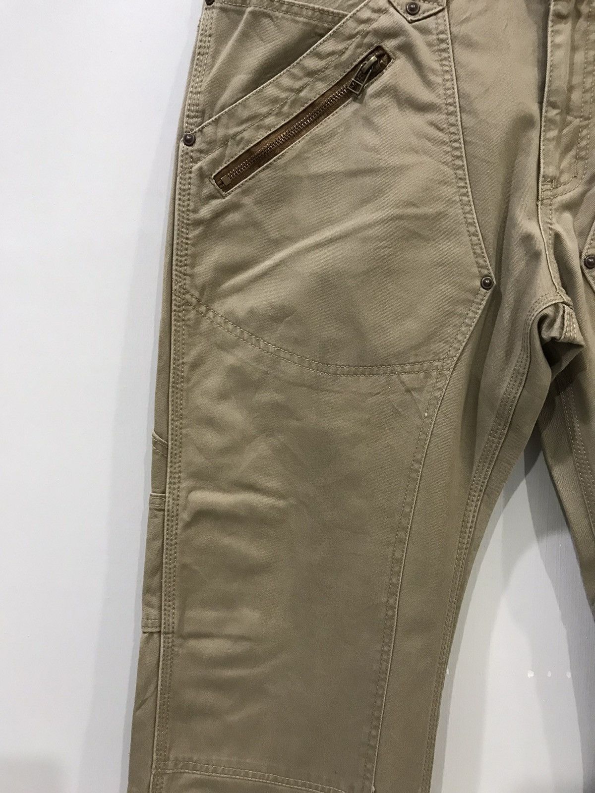 Designer KURASAFUKU Japanese Workwear Double Knee Carpenter Pant Size US 35 - 9 Thumbnail