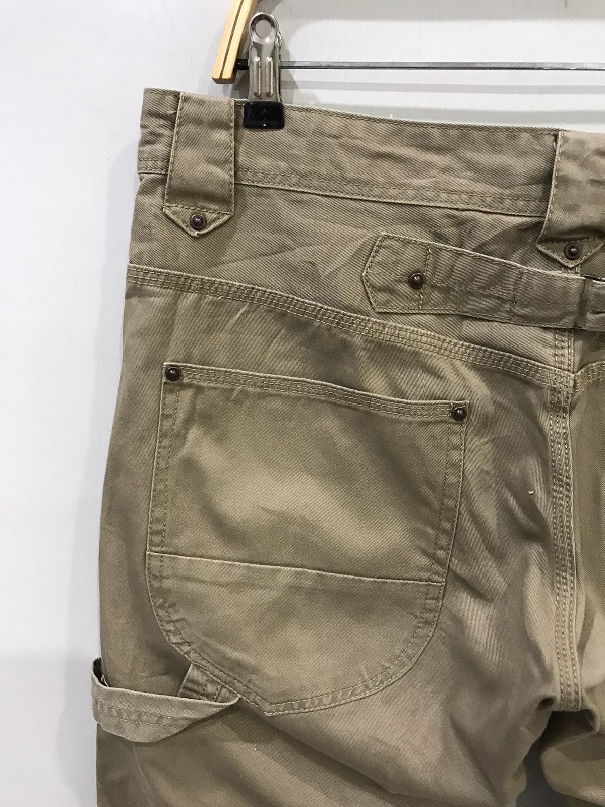 Designer KURASAFUKU Japanese Workwear Double Knee Carpenter Pant Size US 35 - 12 Thumbnail