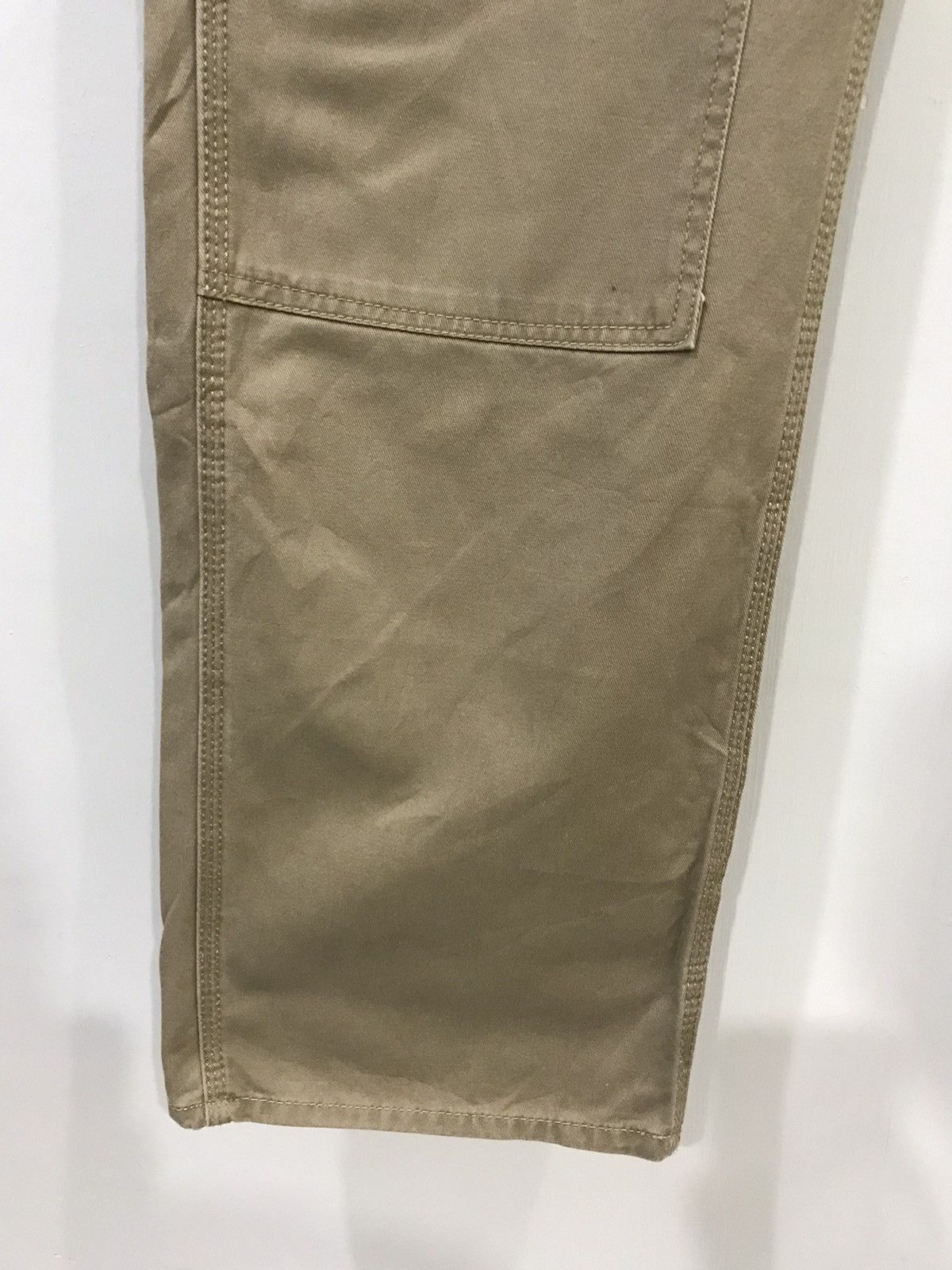 Designer KURASAFUKU Japanese Workwear Double Knee Carpenter Pant Size US 35 - 7 Thumbnail