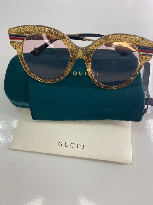 Gucci GUCCI Pink Sunglasses GG0282SA 004 52 | Grailed