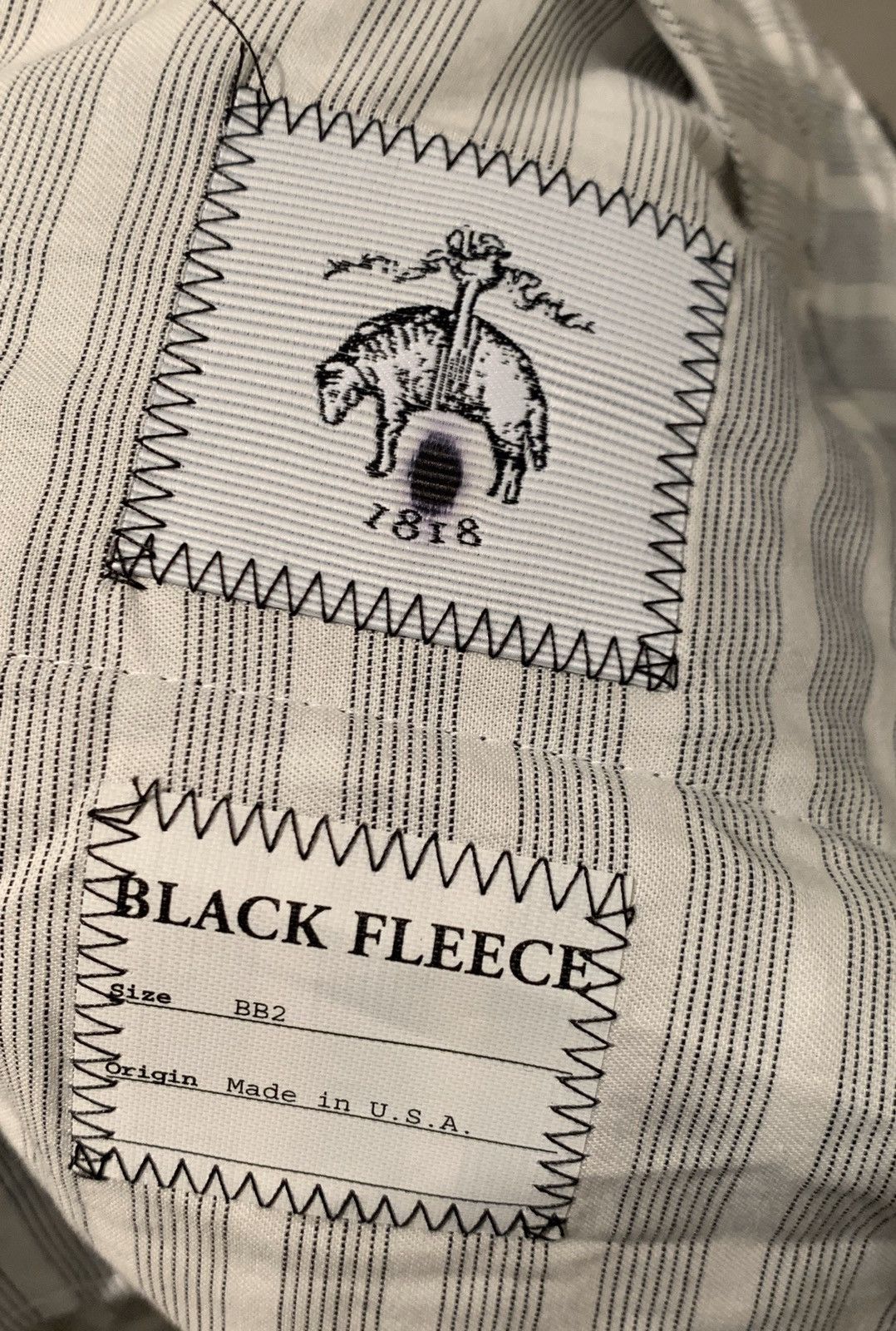 Brooks Brothers *RARE* New Thom Browne x Brooks Brothers Wool/Cashmere Pants Size 34R - 8 Thumbnail