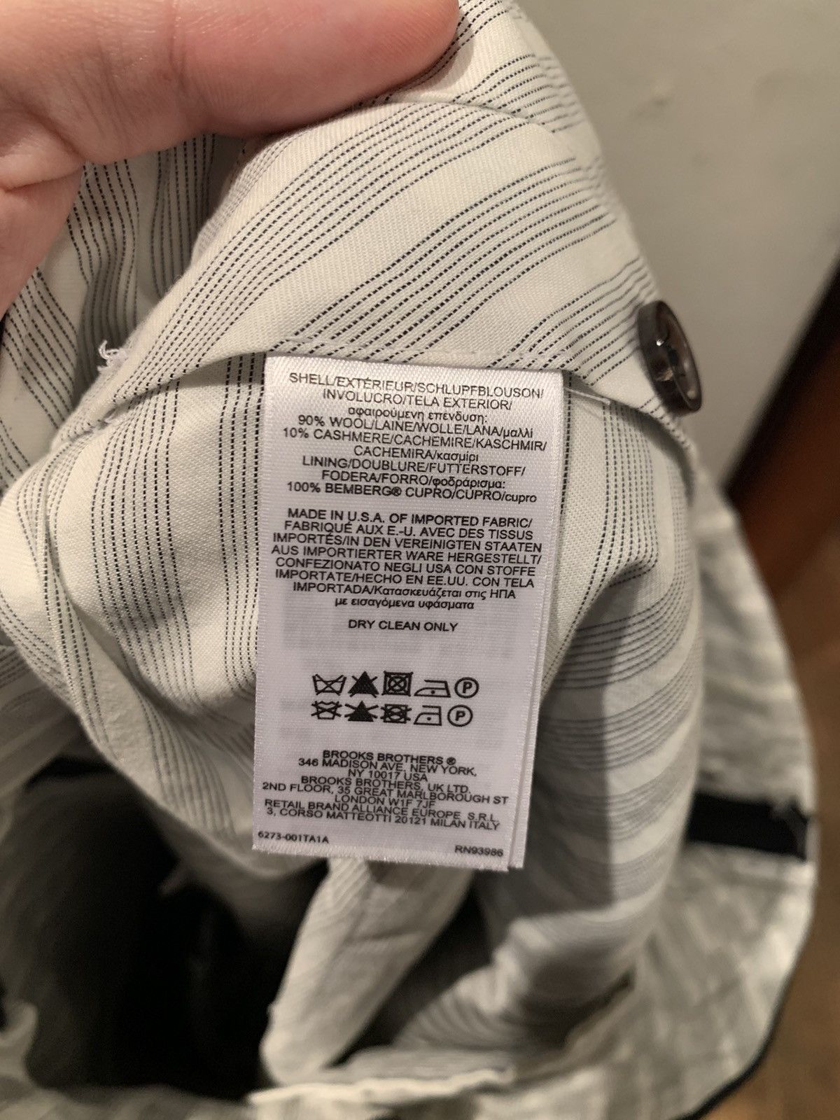 Brooks Brothers *RARE* New Thom Browne x Brooks Brothers Wool/Cashmere Pants Size 34R - 10 Thumbnail