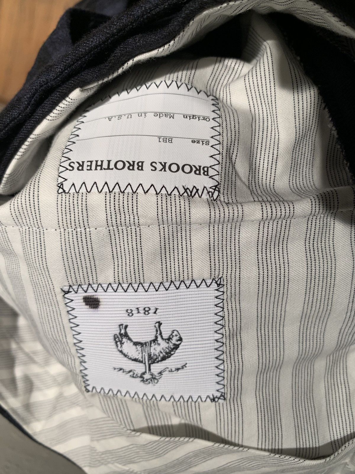 Brooks Brothers × Brooks Brothers Black Fleece × Thom Browne *RARE* New Thom Browne x Brooks Brothers Wool Pants - 32 Size US 32 / EU 48 - 8 Thumbnail