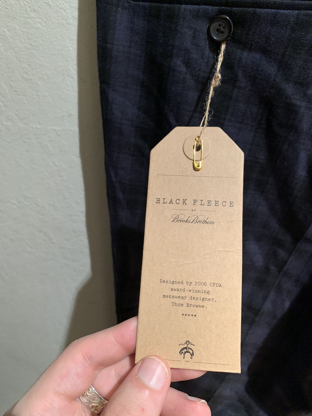 Brooks Brothers × Brooks Brothers Black Fleece × Thom Browne *RARE* New Thom Browne x Brooks Brothers Wool Pants - 32 Size US 32 / EU 48 - 6 Thumbnail