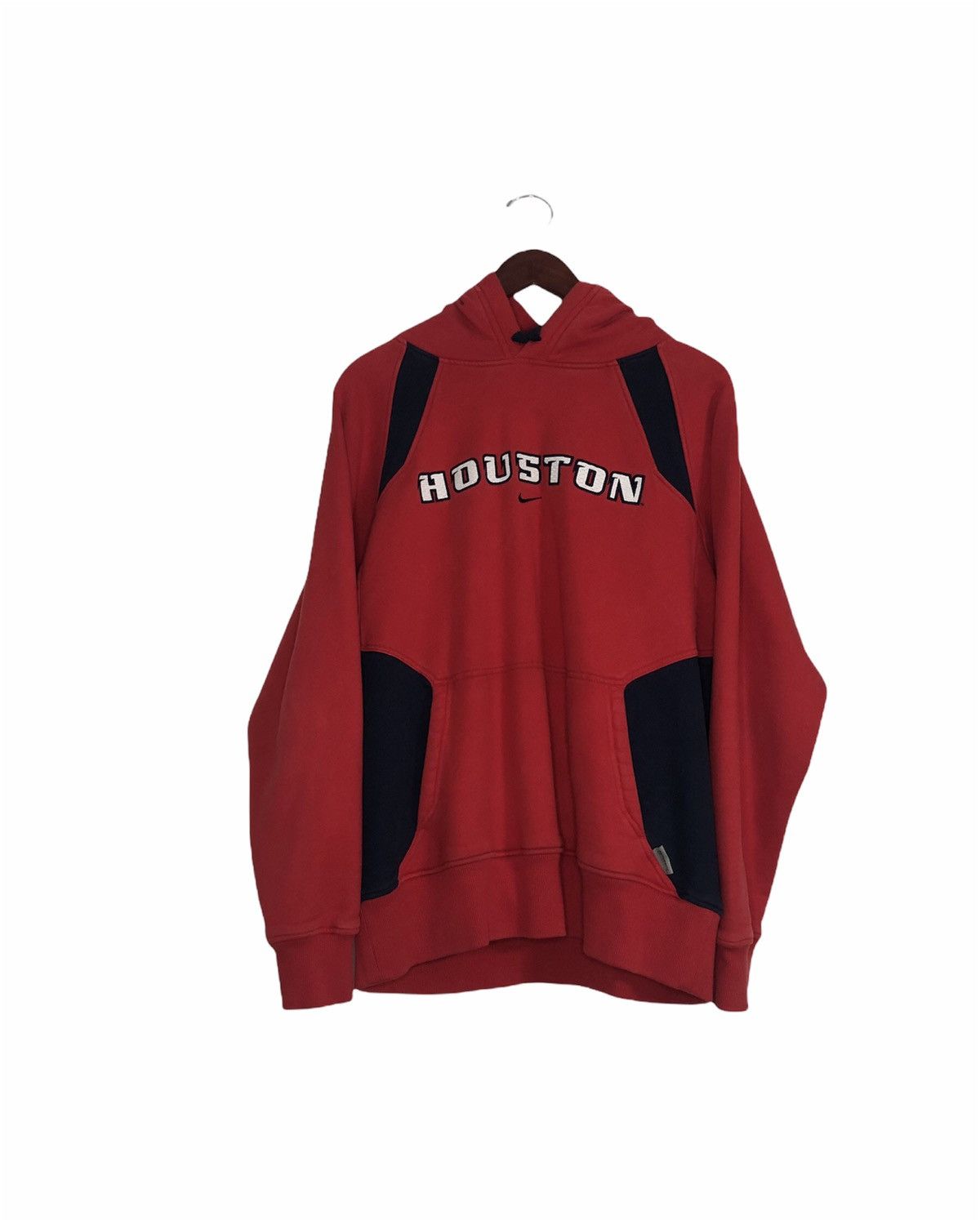 Nike Vintage Y2k Nike University of Houston Center Swoosh Hoodie Size US M / EU 48-50 / 2 - 1 Thumbnail