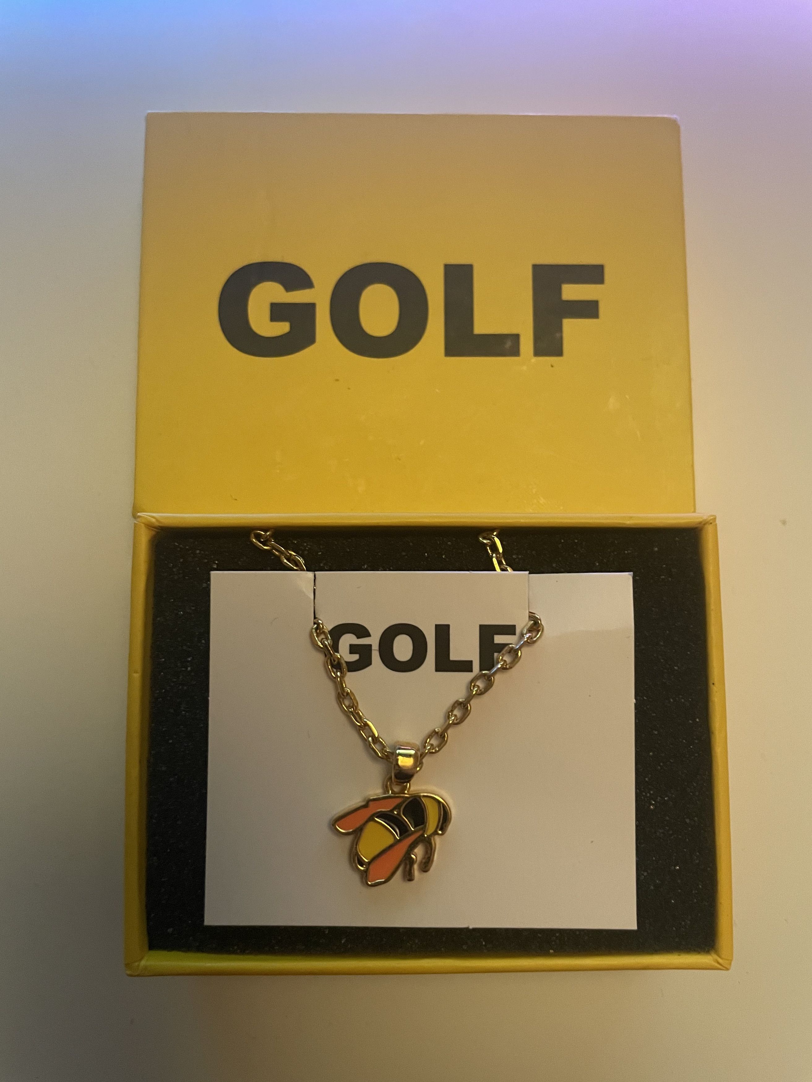 Golf wang store bee necklace