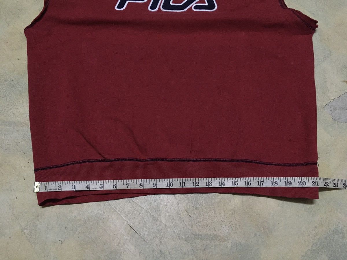 Fila × Vintage Vintage Fila Big Logo Sweatshirt Sleeveless Size US L / EU 52-54 / 3 - 9 Thumbnail