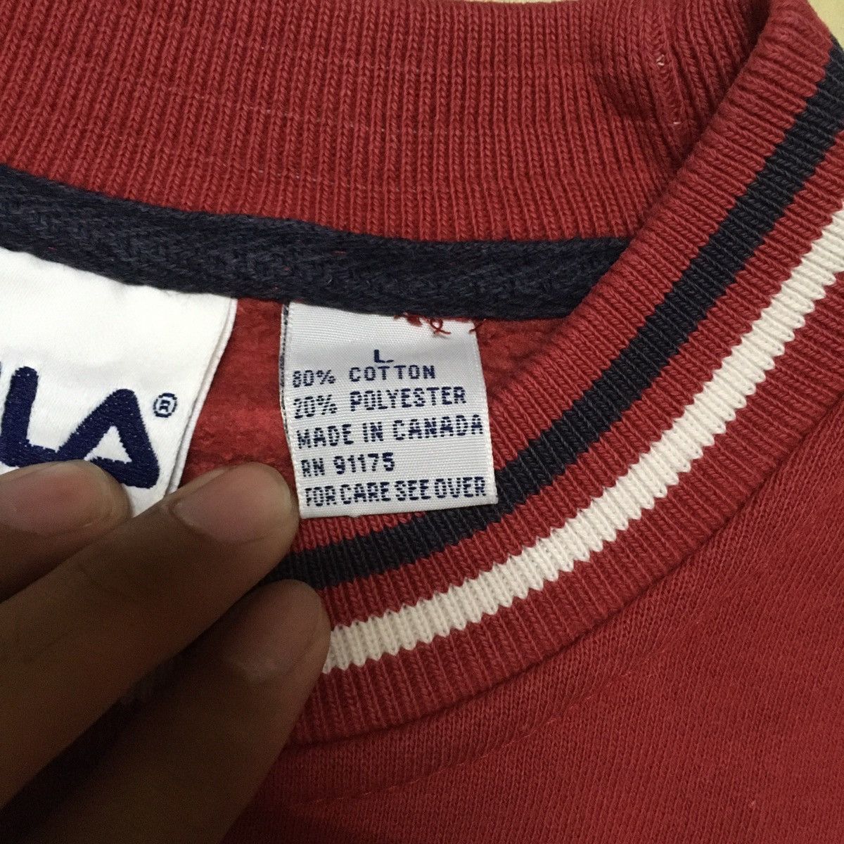 Fila × Vintage Vintage Fila Big Logo Sweatshirt Sleeveless Size US L / EU 52-54 / 3 - 4 Thumbnail